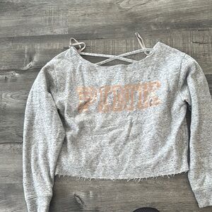 Victoria's Secret PINK Gray Sweatshirt